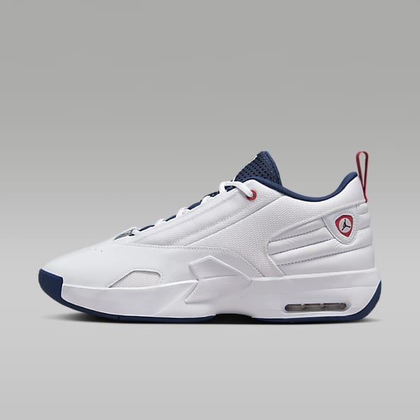 White jordans with colorful bottom top